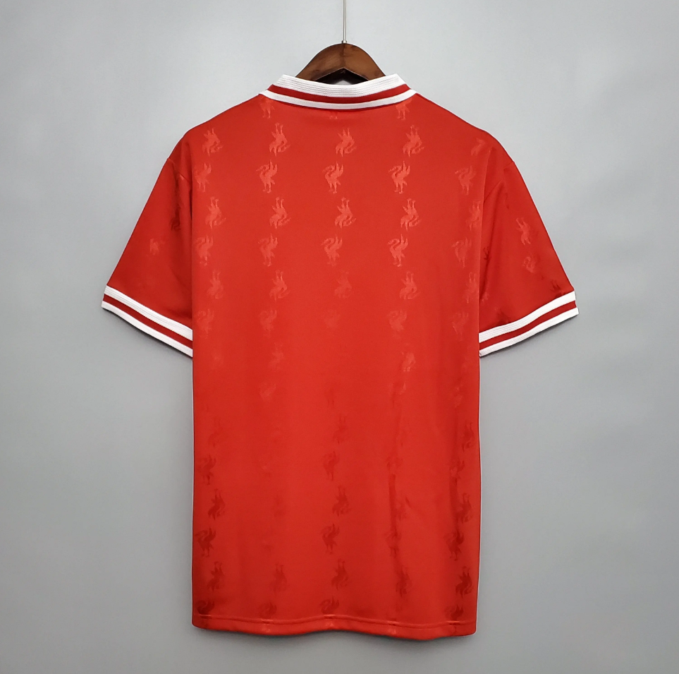 Liverpool 1996-97 Home Retro Jersey – Reebok Red Carlsberg Fowler Owen McManaman Collymore Barnes Carragher Football Shirt