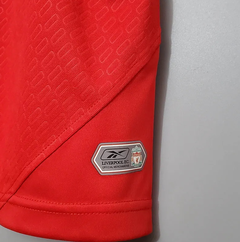 Liverpool 2004-05 Champions League Final Istanbul Retro Jersey – Reebok Red Carlsberg Gerrard Xabi Alonso Miracle of Istanbul Football Shirt