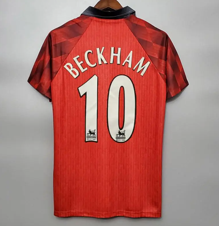 Manchester United 1996-97 Home Jersey – Red Umbro SHARP Theatre of Dreams Retro Premier League Football Shirt | Cantona Beckham Giggs Keane