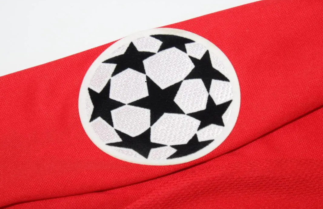Manchester United 1999 UCL Final Jersey – Red Umbro Sharp Long Sleeve Champions League Camp Nou Retro Shirt | Beckham Giggs Scholes Solskjaer