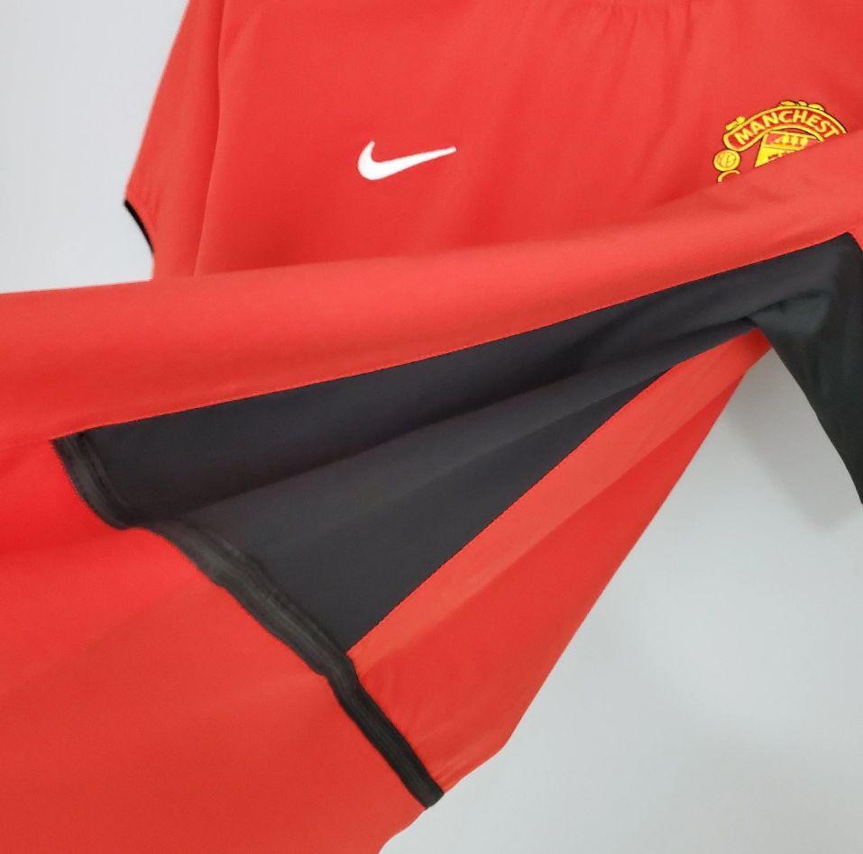 Manchester United 2002-04 Home Retro Jersey – Nike Red Black Vodafone Beckham Van Nistelrooy Roy Keane Scholes Giggs Premier League Football Shirt
