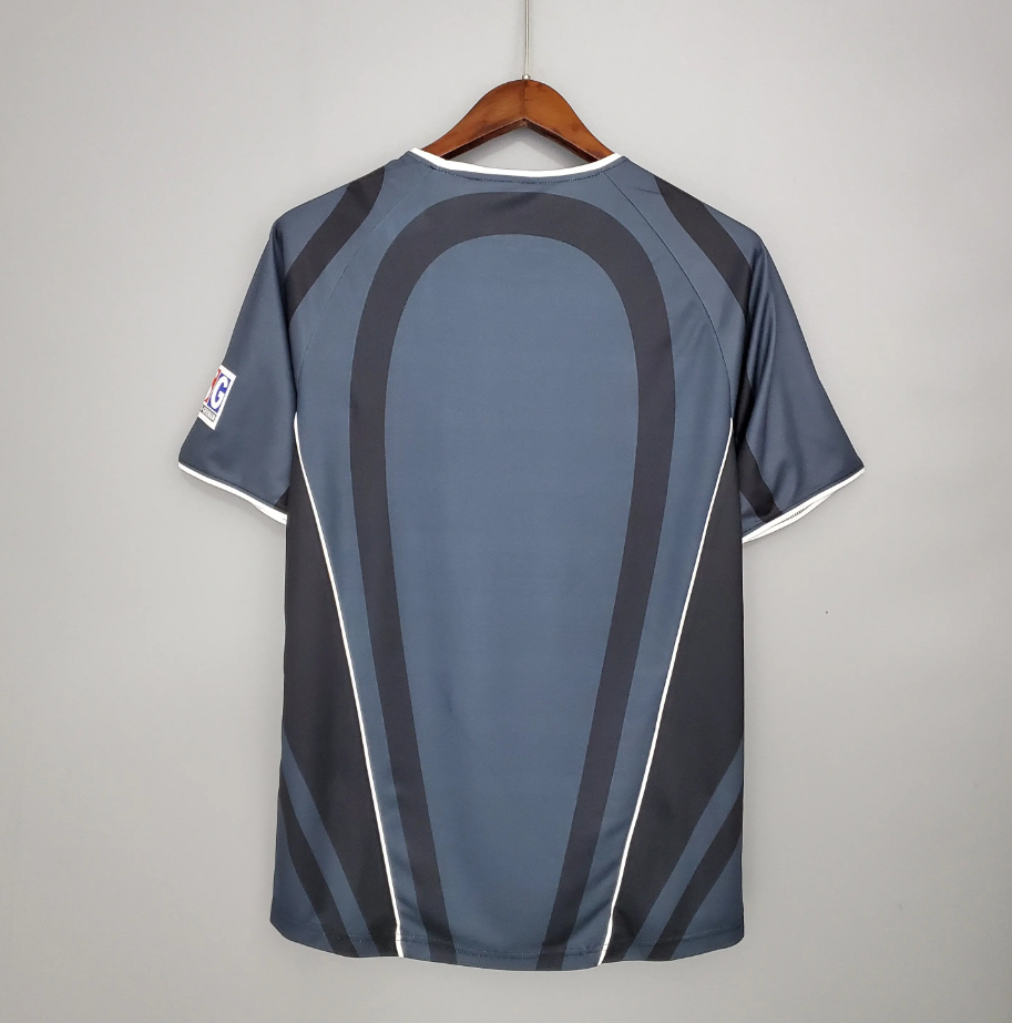 Paris Saint-Germain 2001-02 Third Jersey – Dark Grey Nike Opel Fan Version Ligue 1 Football Shirt