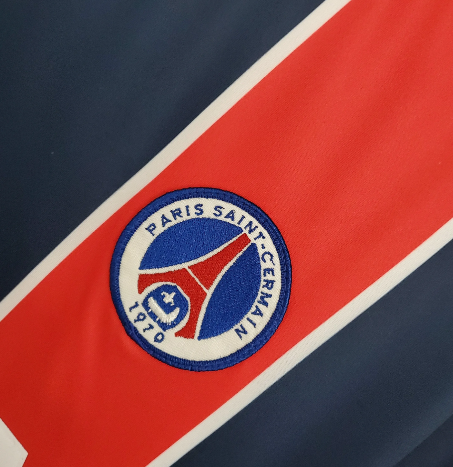 Paris Saint-Germain 2002-03 Home Jersey – Navy Nike THOMSON Retro Football Shirt | Ronaldinho Last Season