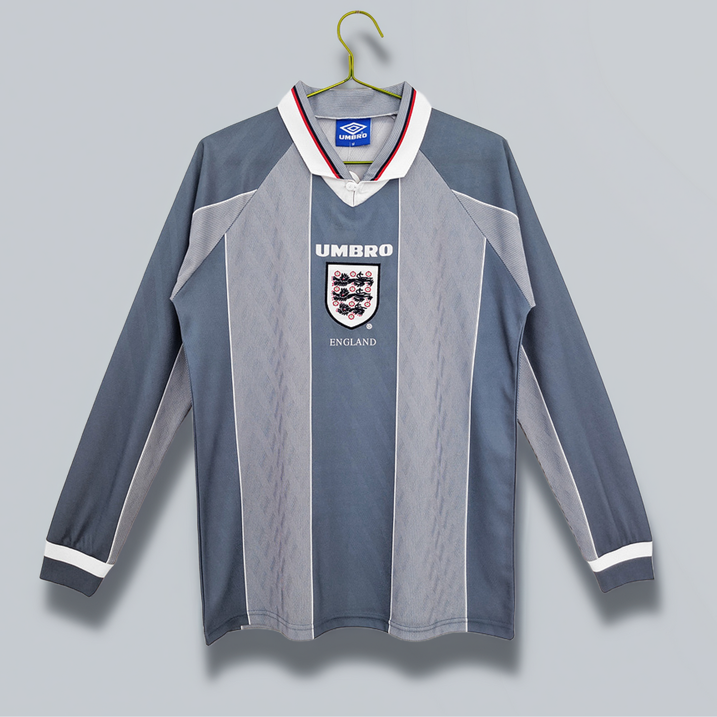 England Euro 96 Away Long Sleeve Jersey
