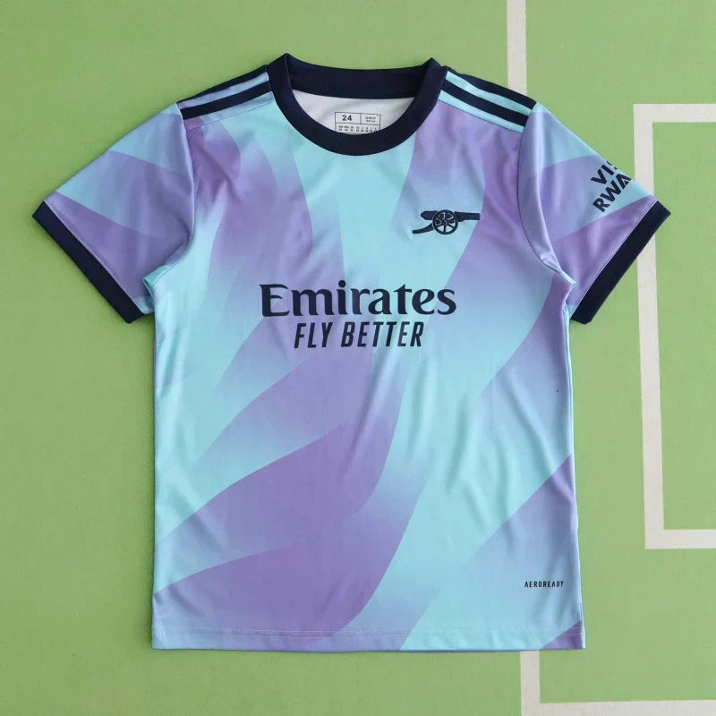 Arsenal Third Kids Kit 2024/25 | Fan Version Children's Football Set with Name & Number