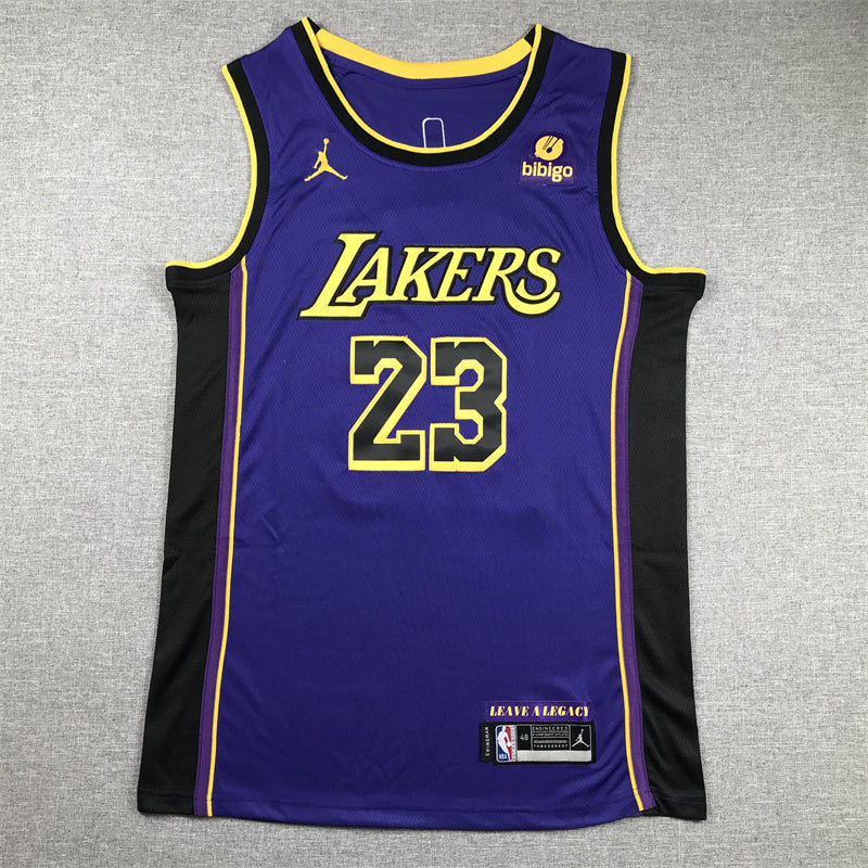 LeBron James #23 Los Angeles Lakers Purple 2022-23 City Edition "Leave A Legacy" Swingman Jersey – Jordan Brand