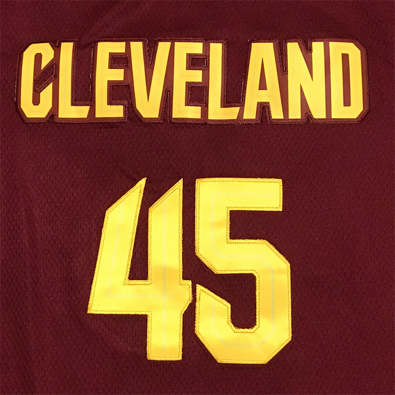 Men's Cleveland Cavaliers Donovan Mitchell #45 Burgundy Swingman Jerseys - Icon Edition