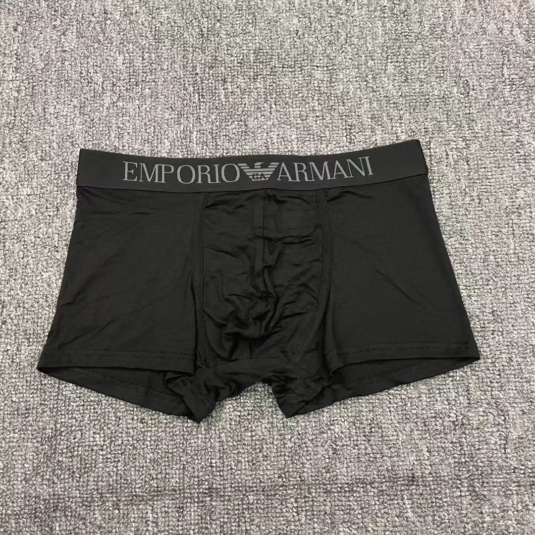Emporio Armani Orange White Letter Waistband Boxer Briefs, image 8