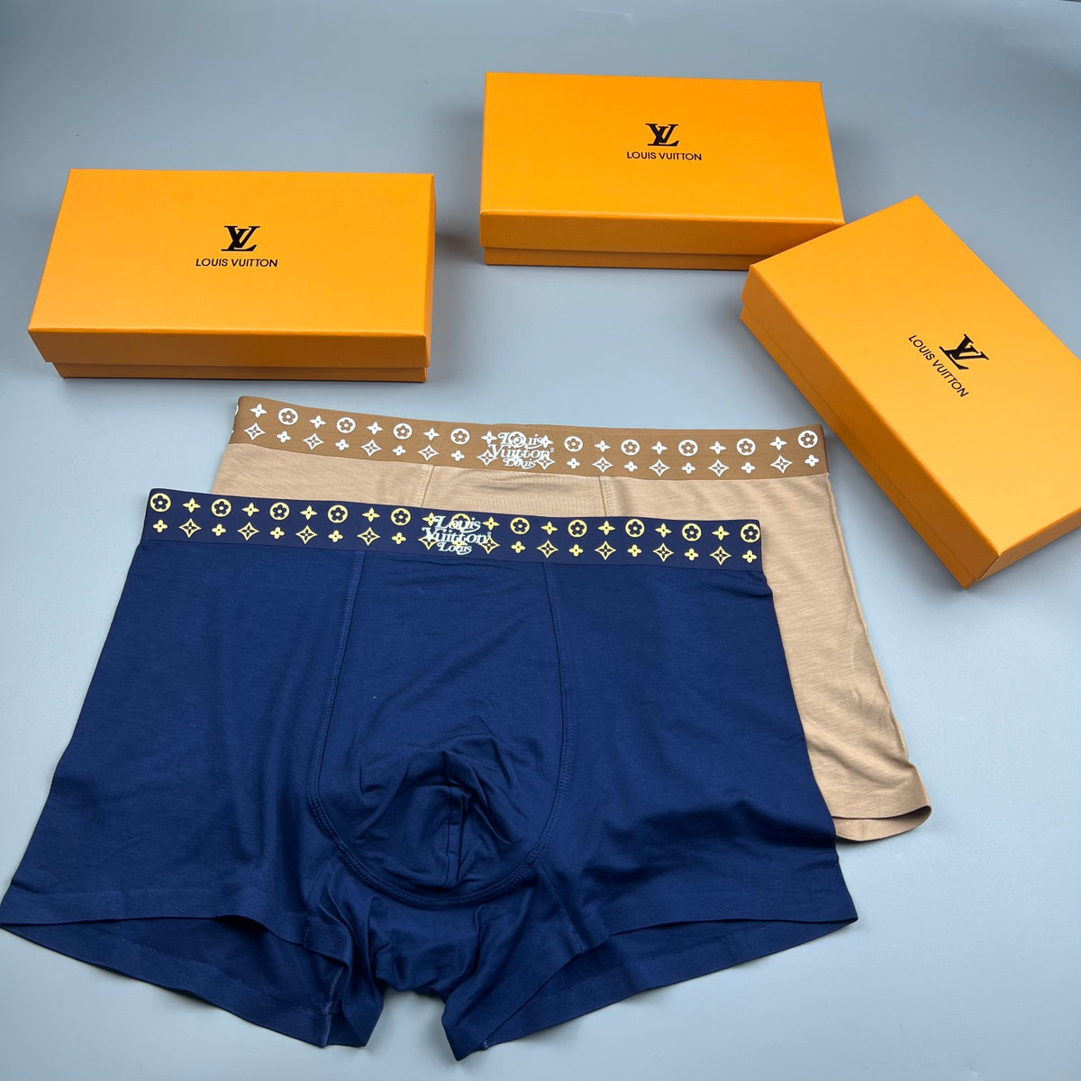 Louis Vuitton Black Small Gold Waist Motifs Boxer Briefs, image 4