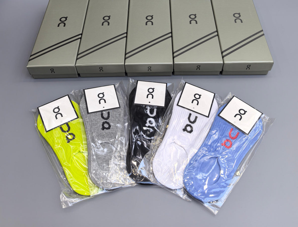 On Packaged Neon Neutral Small Patterns No-Show Socks, image 2
