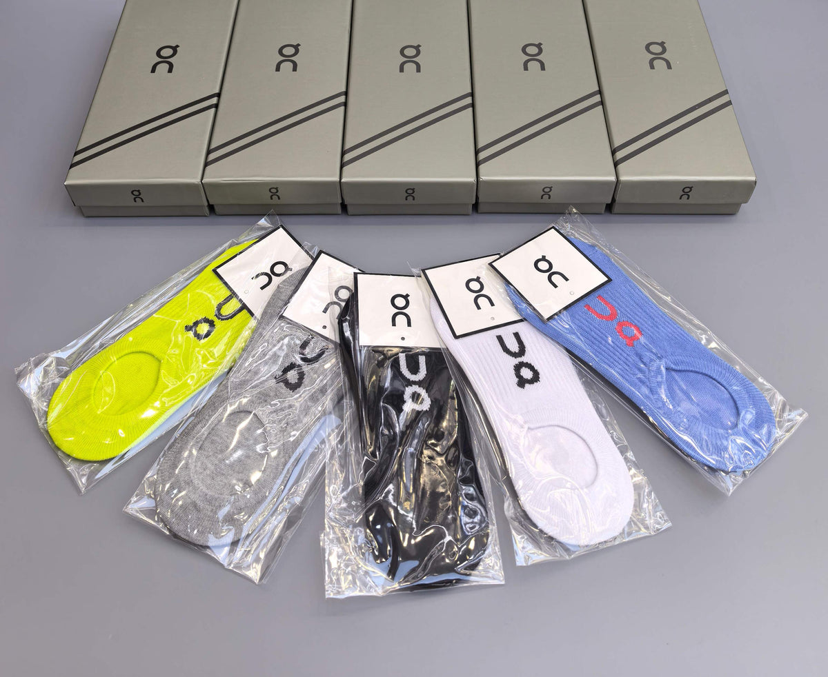 On Packaged Neon Neutral Small Patterns No-Show Socks, image 3