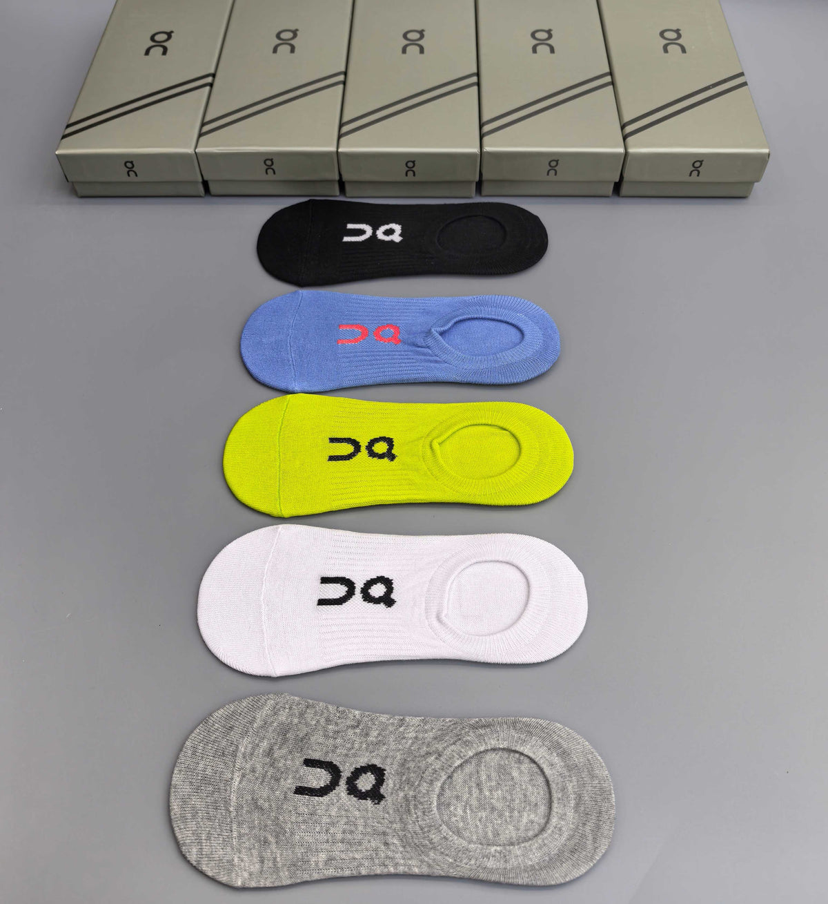 On Packaged Neon Neutral Small Patterns No-Show Socks, image 9