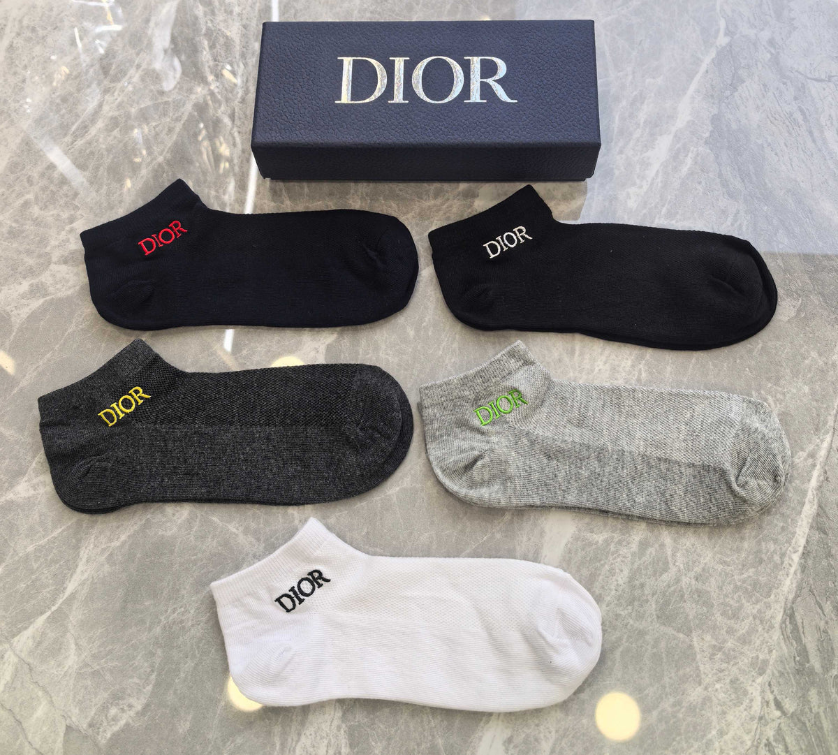 Dior Boxed Dark Small Coloured Letters Boxer Briefs, image 6