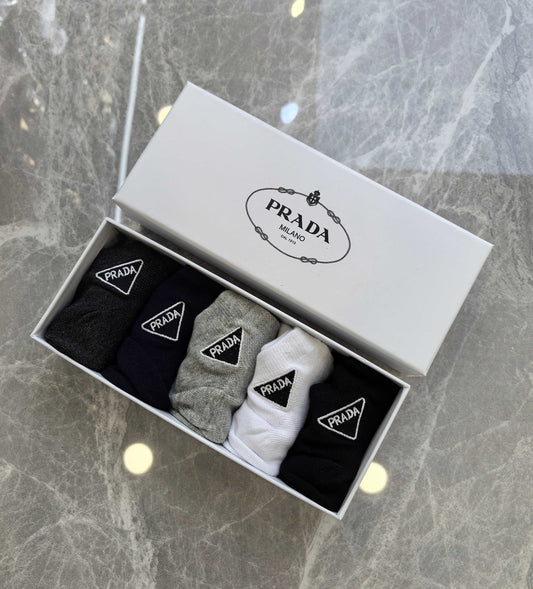Prada Boxed Neutral Triangle Marks Boxer Briefs, image 1