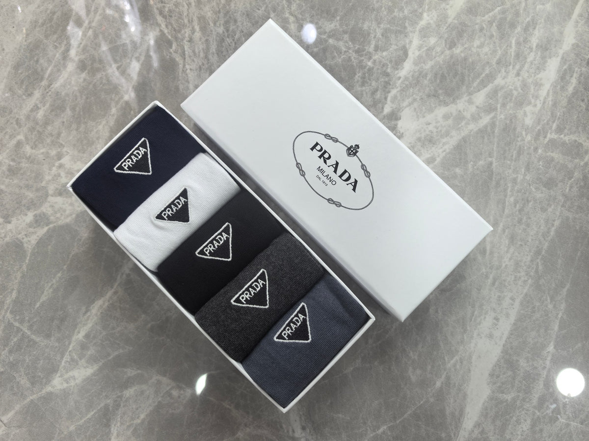 Prada Boxed Dark Triangle Panels Boxer Briefs, image 1