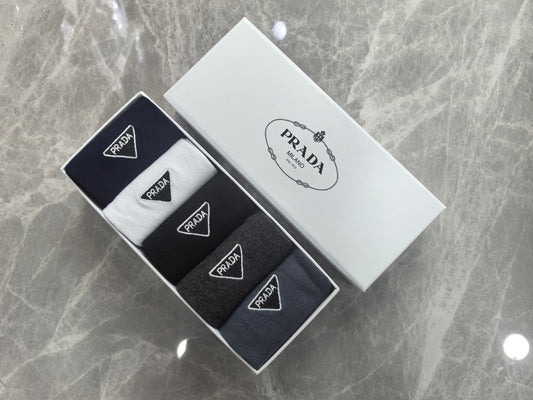 Prada Boxed Dark Triangle Panels Boxer Briefs, image 1