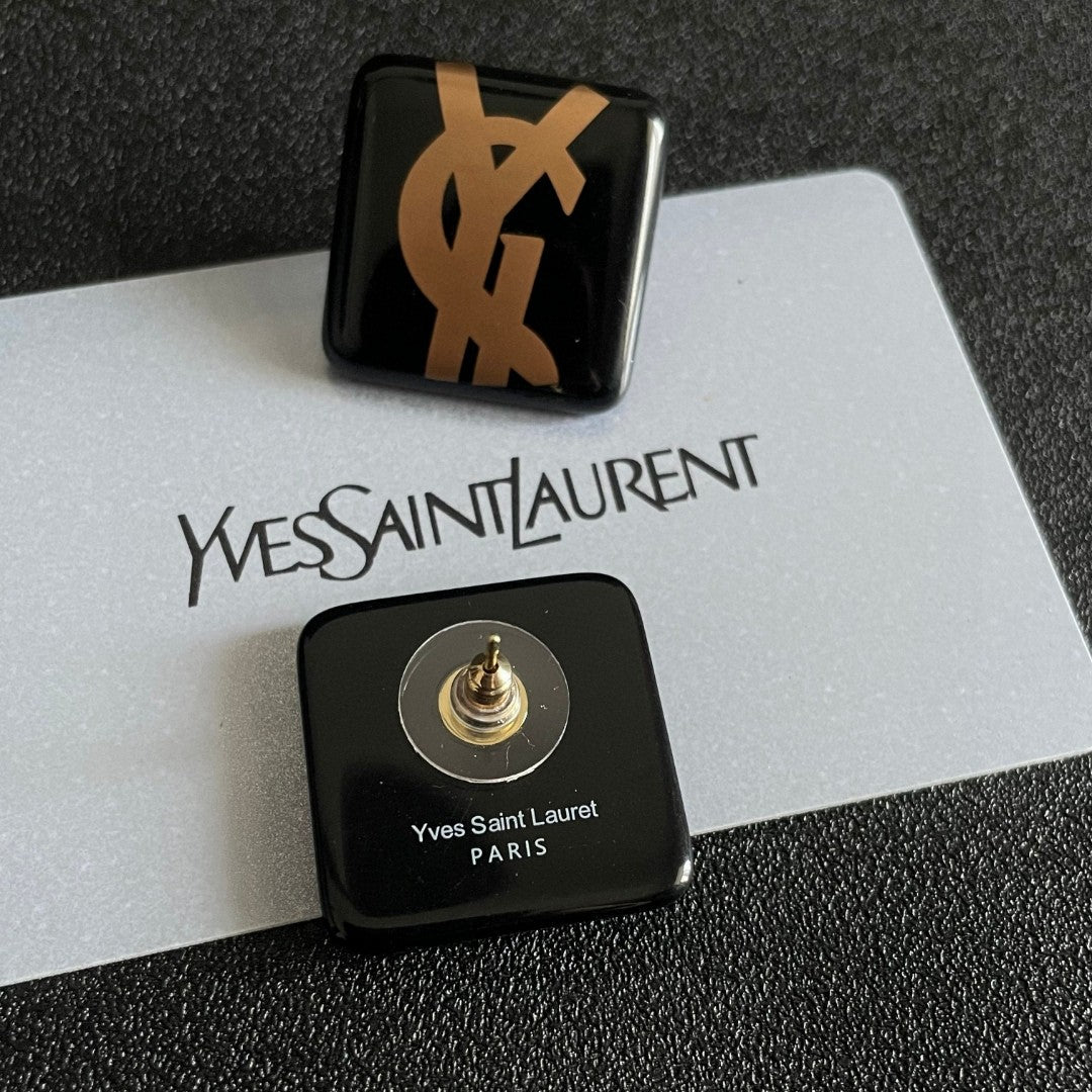 Saint Laurent Logo Letter Stud Earrings – Style 03 - image 7