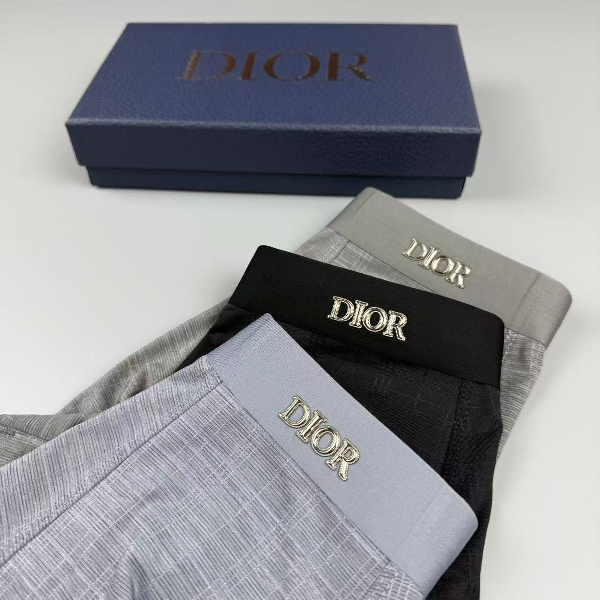 Dior Black Tonal Narrow Stripe Boxer Briefs, image 5