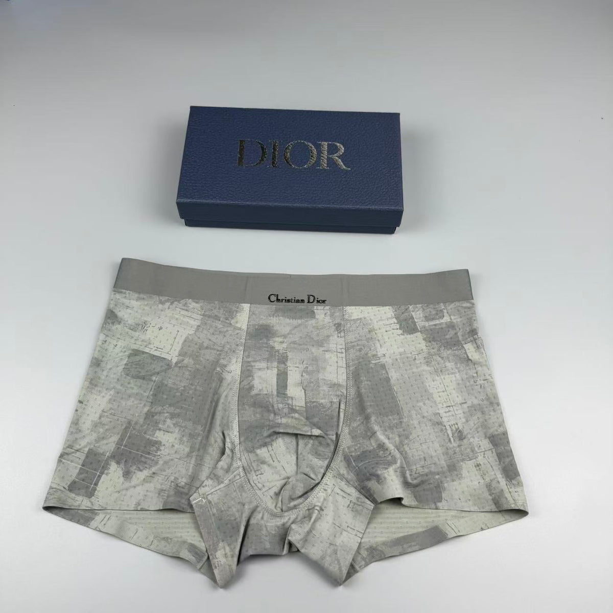 Dior Grey Tonal Camouflage Boxer Briefs, image 2
