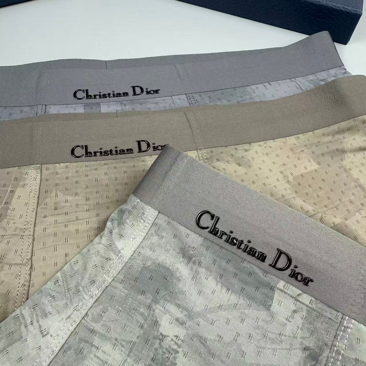 Dior Grey Tonal Camouflage Boxer Briefs, image 5
