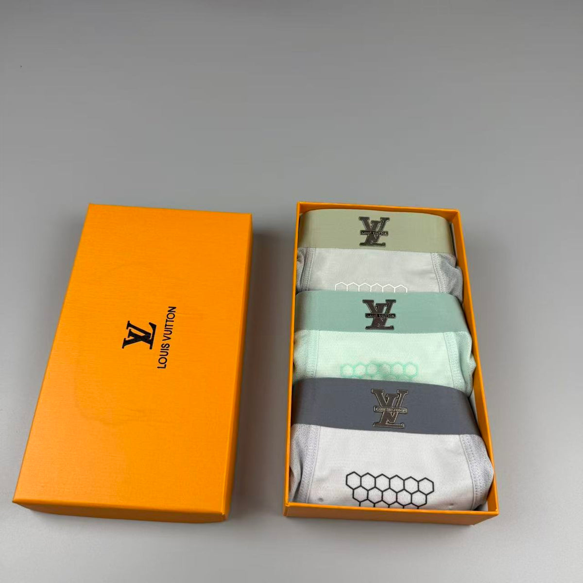 Louis Vuitton White Geometric Front Panel Boxer Briefs, image 5