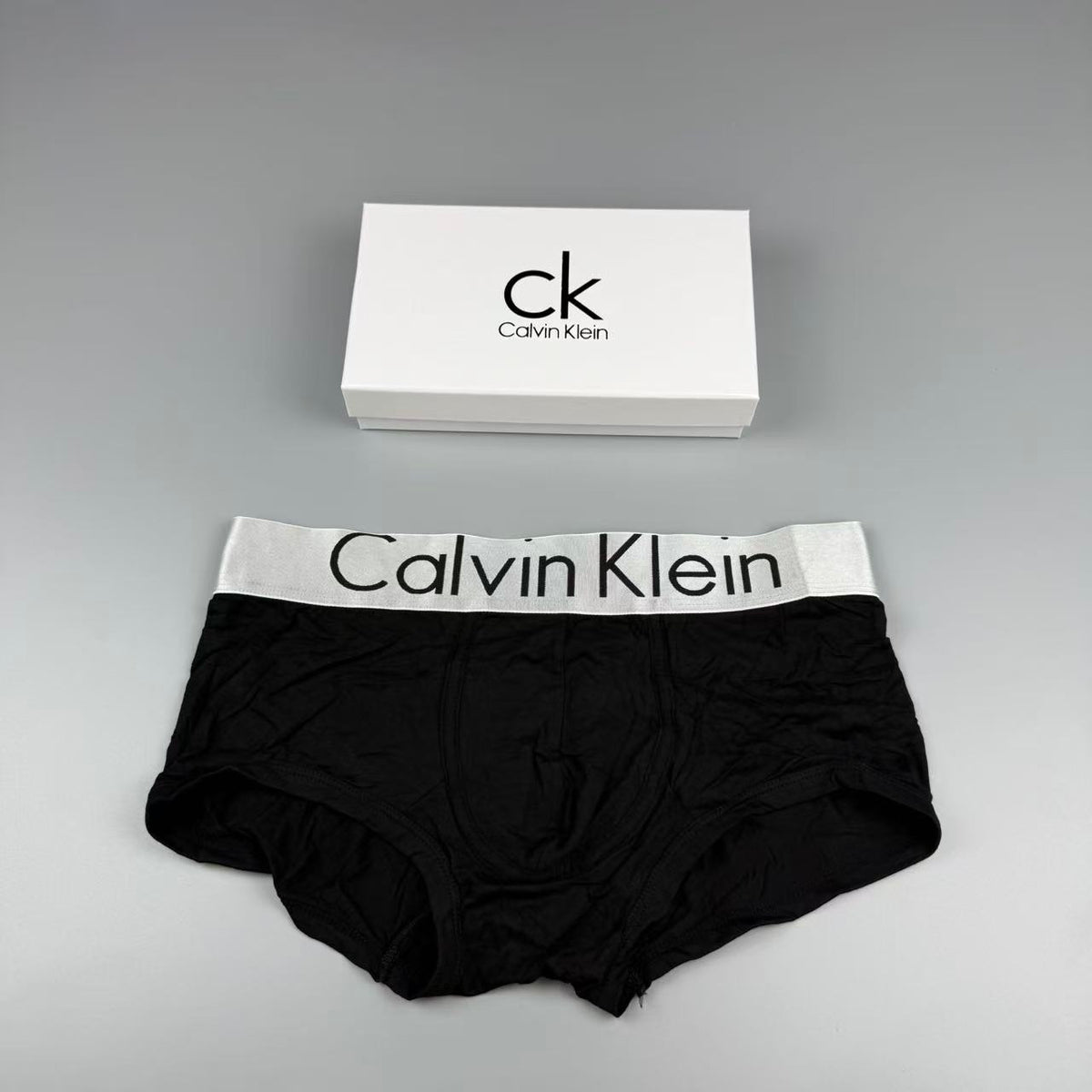 Calvin Klein Red Beige Wide Waistband Boxer Briefs, image 3
