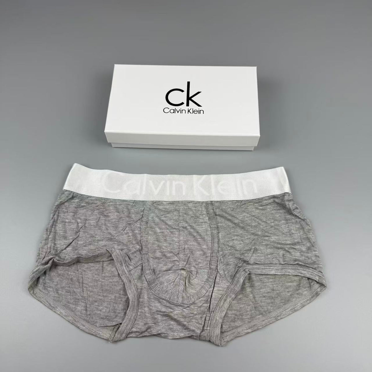 Calvin Klein Red Beige Wide Waistband Boxer Briefs, image 2