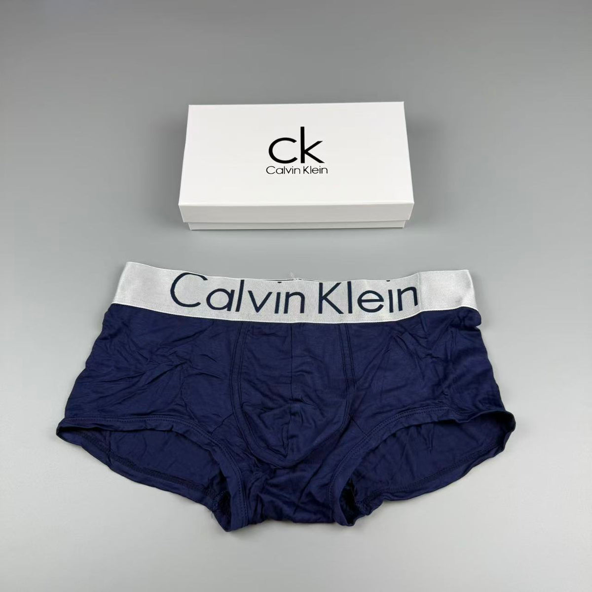 Calvin Klein Red Beige Wide Waistband Boxer Briefs, image 4