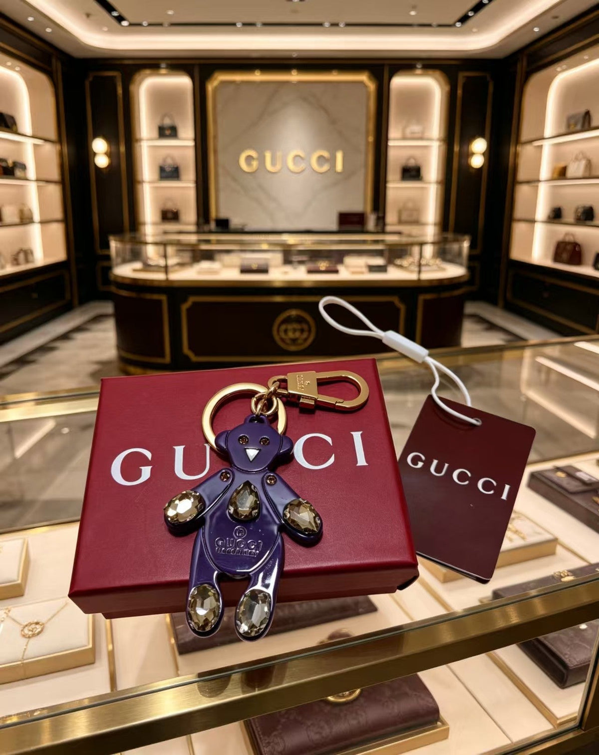 Gucci Crystal Vintage-Inspired Purple Jewelry - image 3