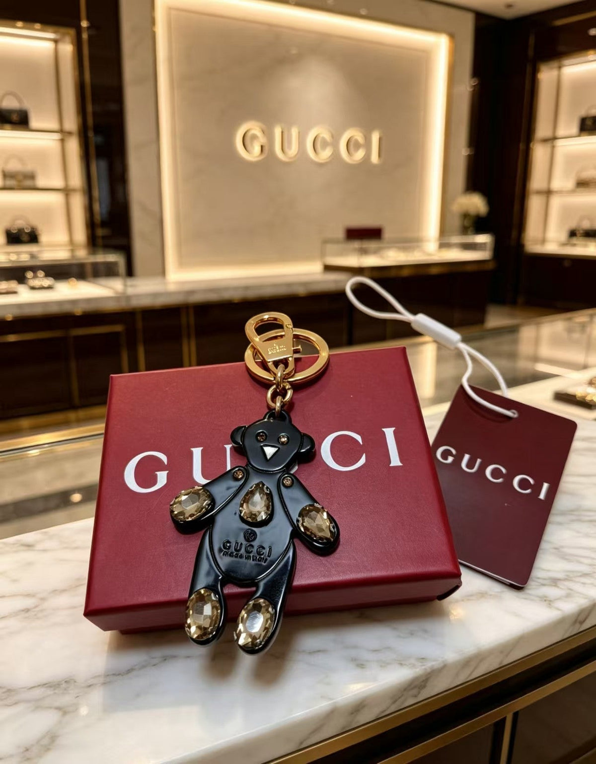 Gucci Crystal Vintage-Inspired Black Jewelry - image 3