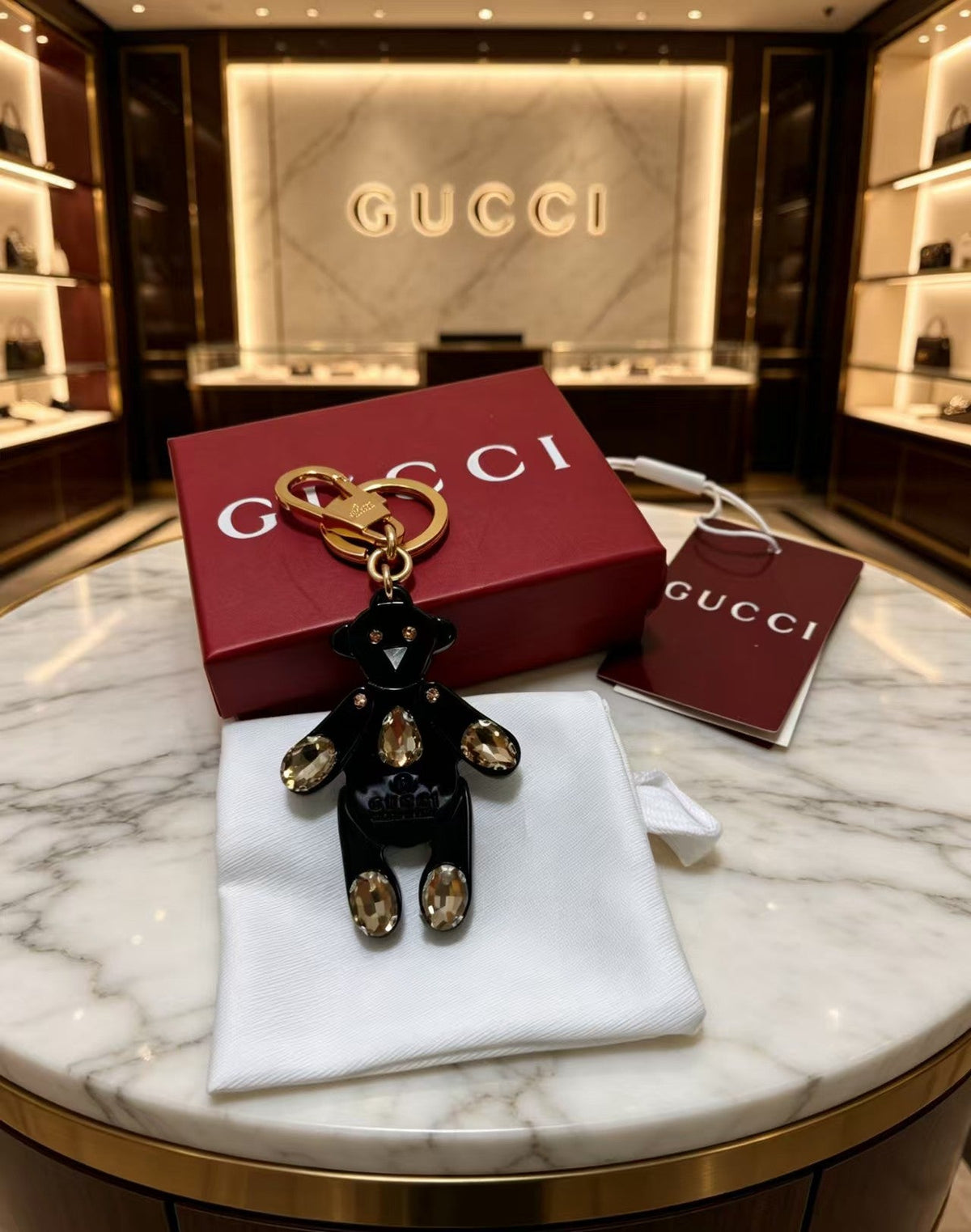 Gucci Crystal Vintage-Inspired Black Jewelry - image 2