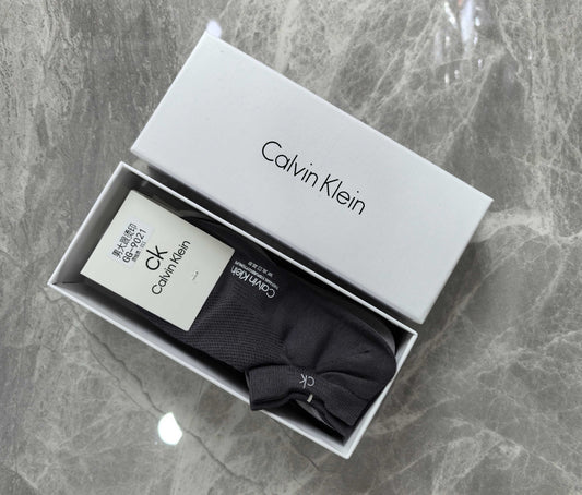 Calvin Klein Black Boxed Low Opening No-Show Socks, image 1