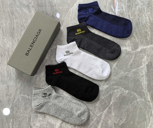 BOSS Black Grey Navy Low Opening No-Show Socks, image 1