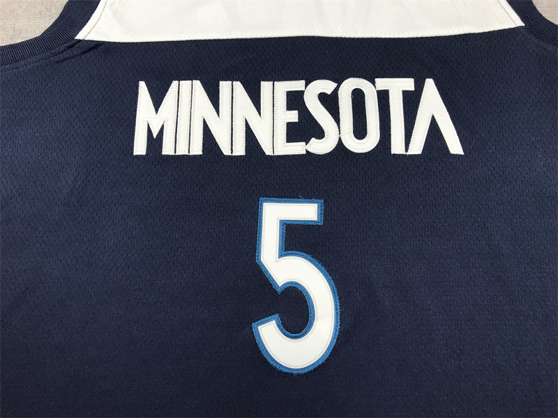 Anthony Edwards #5 Minnesota Timberwolves Navy Icon Edition Swingman Jersey – Nike