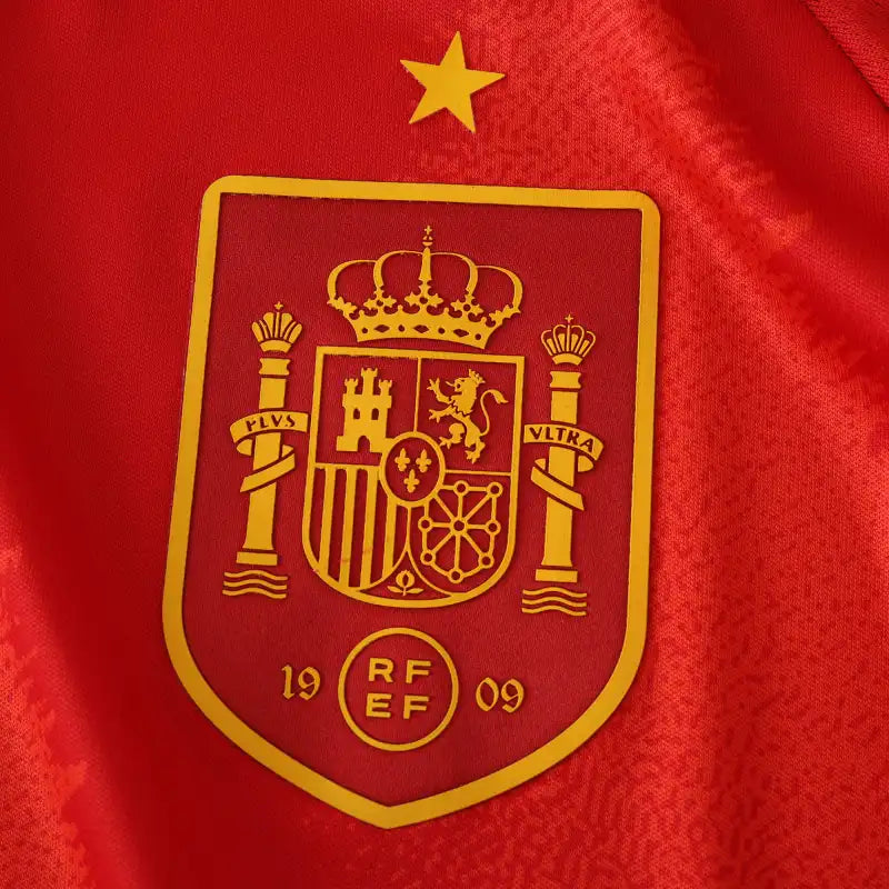 Spain National Team 2024/25 Home Fan Jersey – Red | Adidas | UEFA Nations League | Custom Name & Number