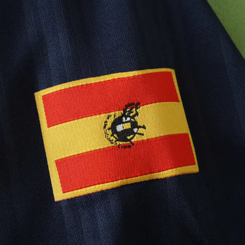 Spain National Team 1996 Home Retro Fan Jersey – Red & Navy | Euro Classic Kit | RFEF