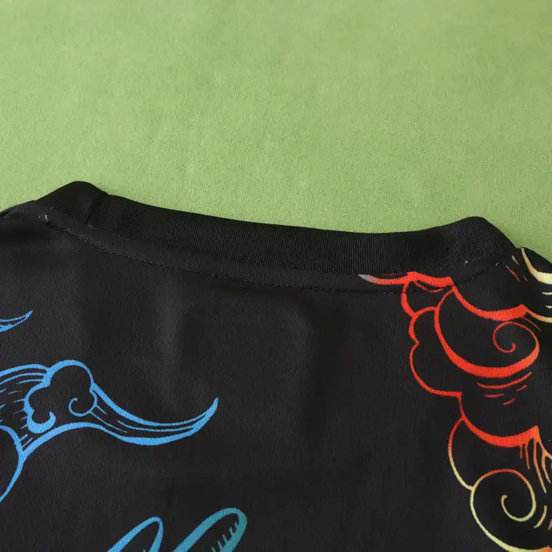 Real Madrid 2024/25 Black Rainbow Dragon Concept Jersey – Black Multicolour Adidas Fan Version