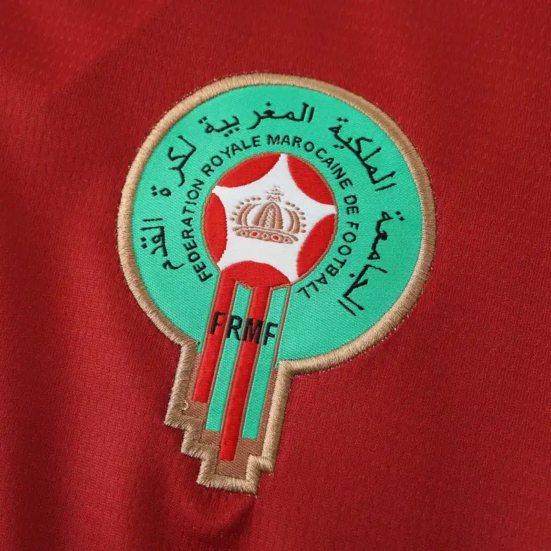 Morocco National Team 2025/26 Training Jersey – Red & Green Fan Version