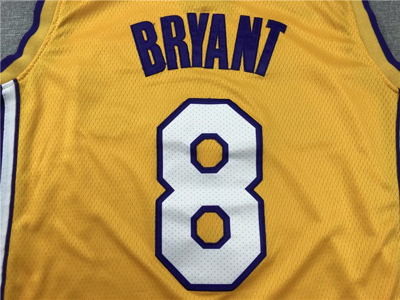 Kobe Bryant #8 Los Angeles Lakers Gold Black Mamba Retirement Edition Swingman Jersey – Nike 5-Star