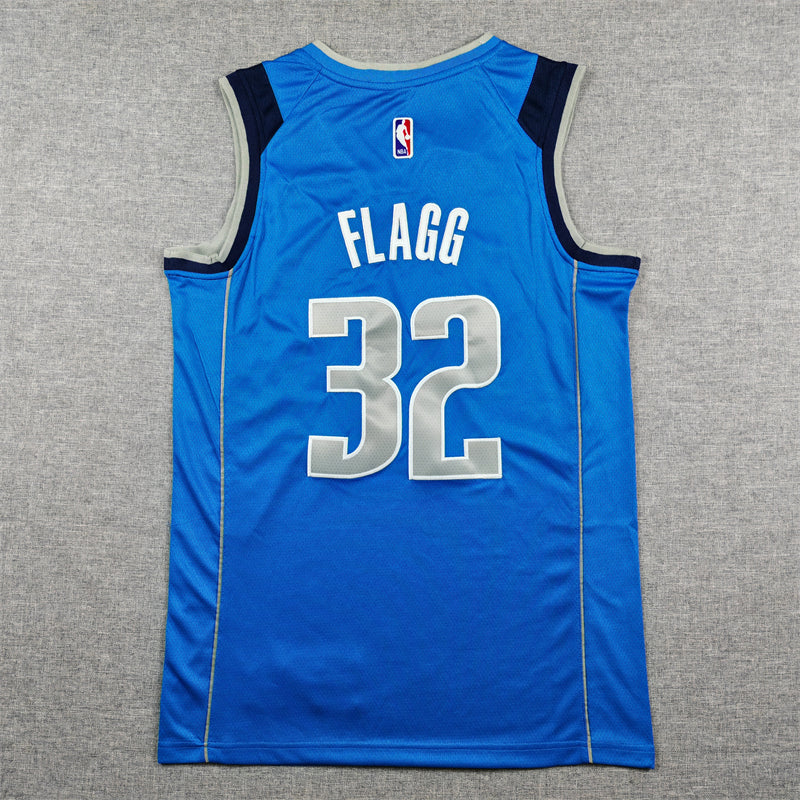 Cooper Flagg #32 Dallas Mavericks Light Blue 2024-25 Icon Edition Swingman Jersey – Nike DALLAS