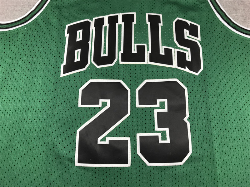 Michael Jordan #23 Chicago Bulls Mitchell & Ness Green 1997-98 St. Patrick's Day Hardwood Classics Swingman Jersey