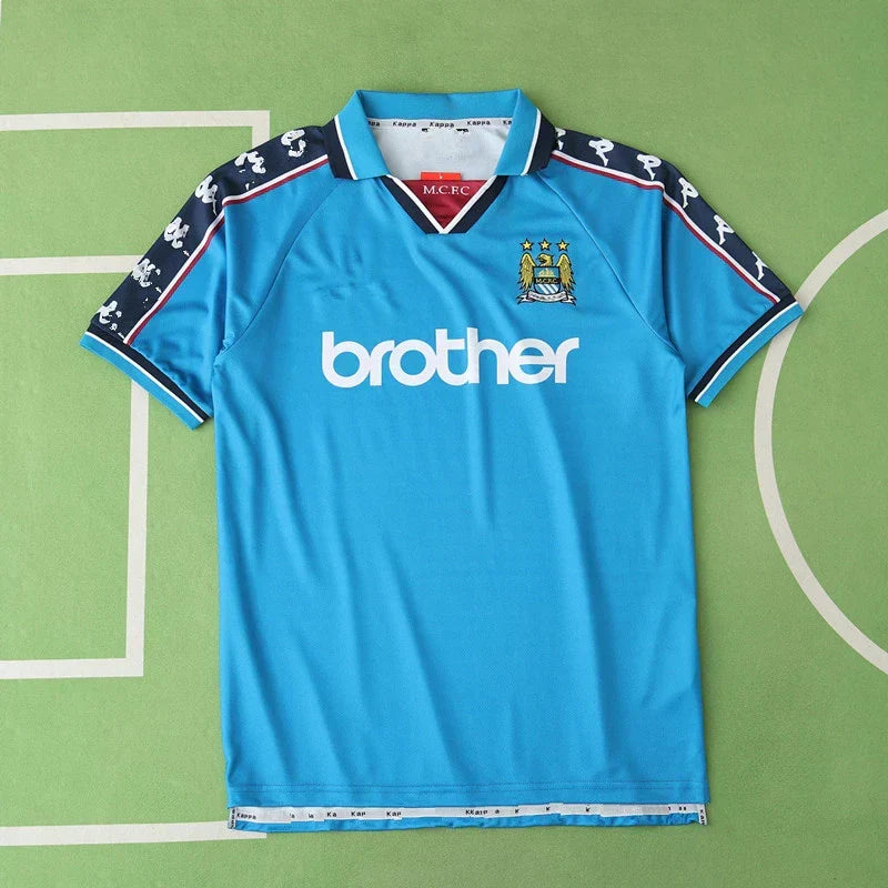 Manchester City FC Home Retro Fan Version Jersey 1997/98