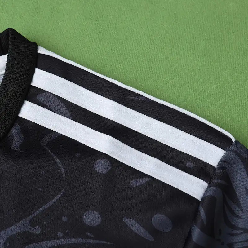 Real Madrid 2024/25 Black Pink Dragon Concept Jersey – Black Rose Adidas Fan Version