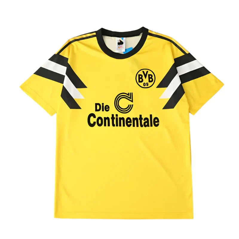 Borussia Dortmund Home Retro Fan Jersey 1989 | Custom Name & Number