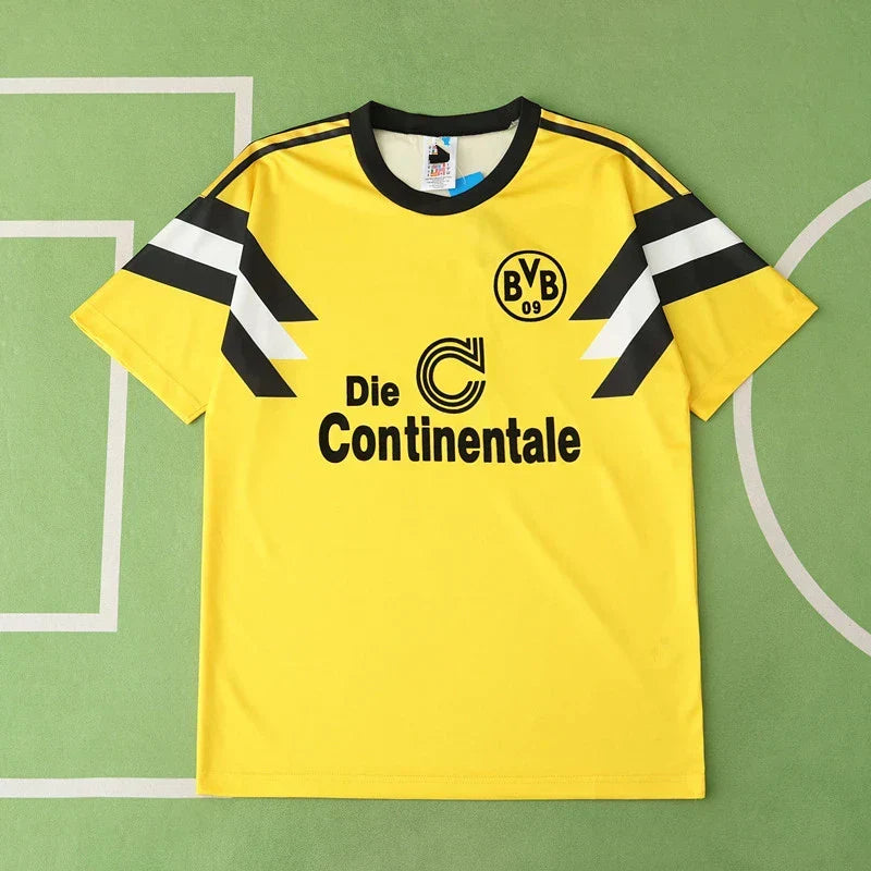 Borussia Dortmund Home Retro Fan Jersey 1989 | Custom Name & Number