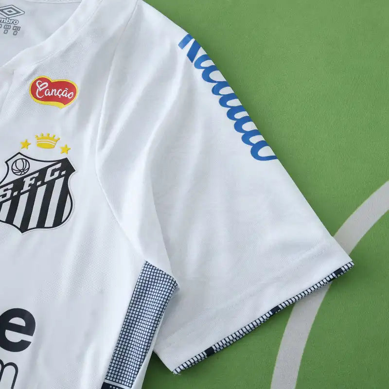 Santos FC Home Fan Version 2024/25 – Umbro White Football Jersey | Neymar Jr #10