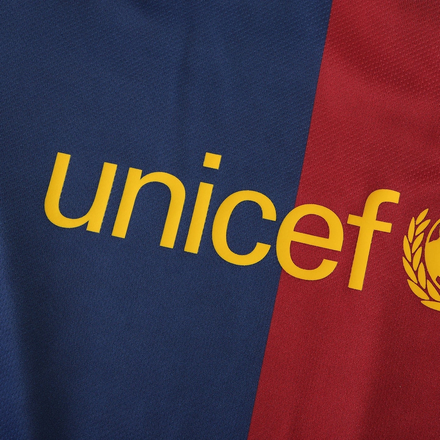 FC Barcelona Home Kids Kit 2008/09 Retro — Blue Red UNICEF Classic Children Jersey & Shorts Set
