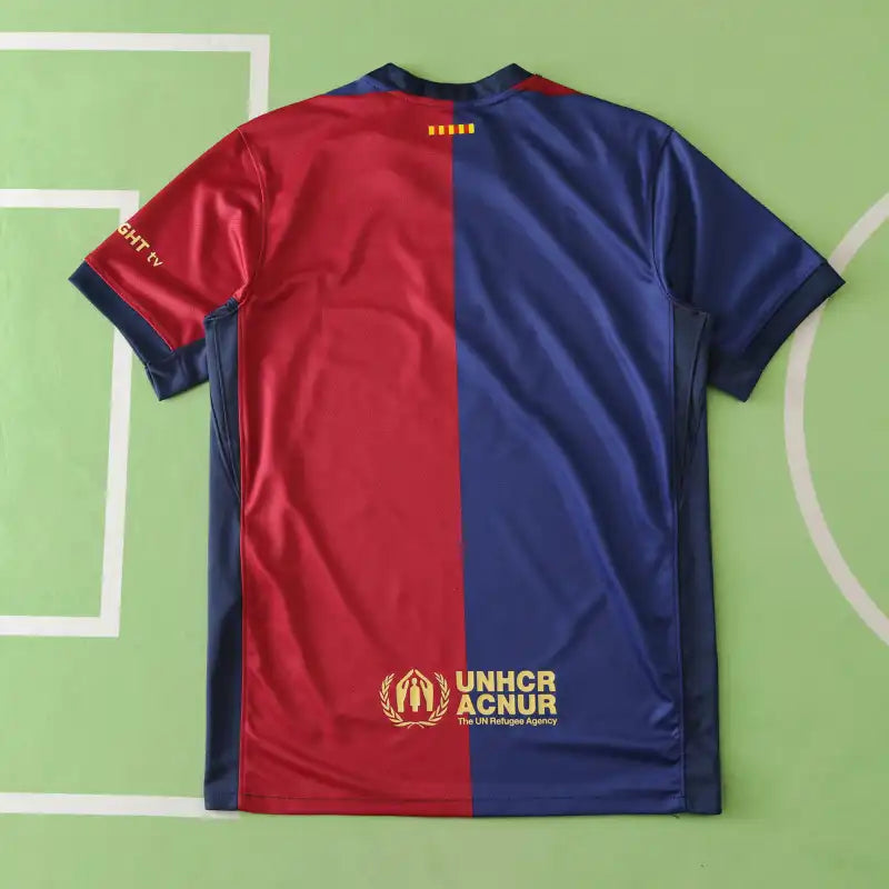 FC Barcelona x Spotify 2024/25 Home 125th Anniversary Fan Version Soccer Jersey