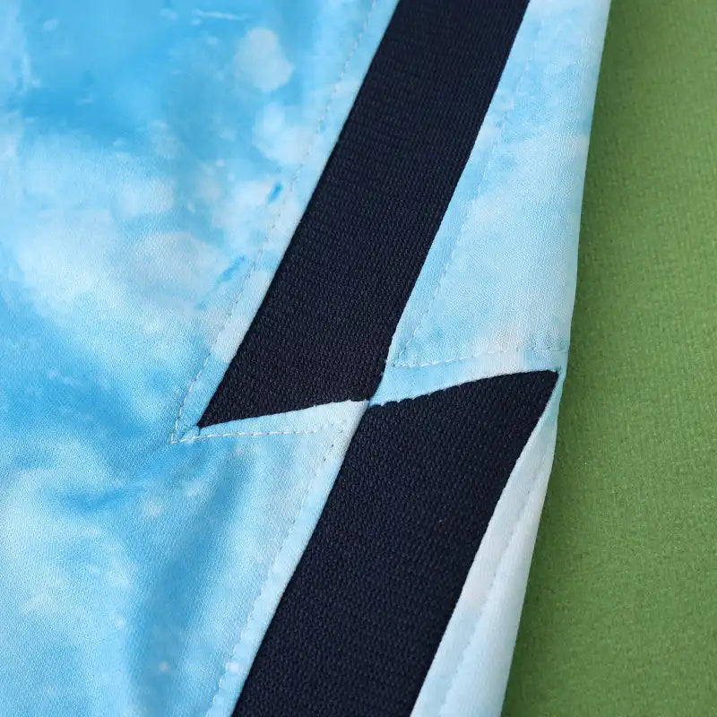 Norway National Team 2021 Away Jersey – Sky Blue Cloud Wash Haaland Era Fan Version