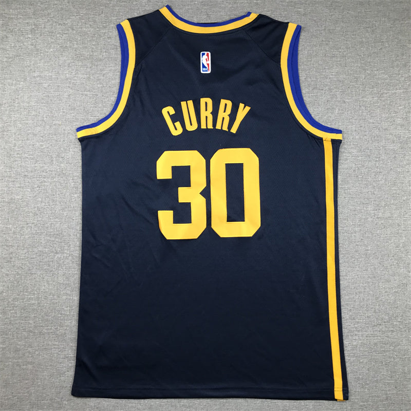 Stephen Curry #30 Golden State Warriors Jordan Brand Navy Statement Edition Swingman Jersey